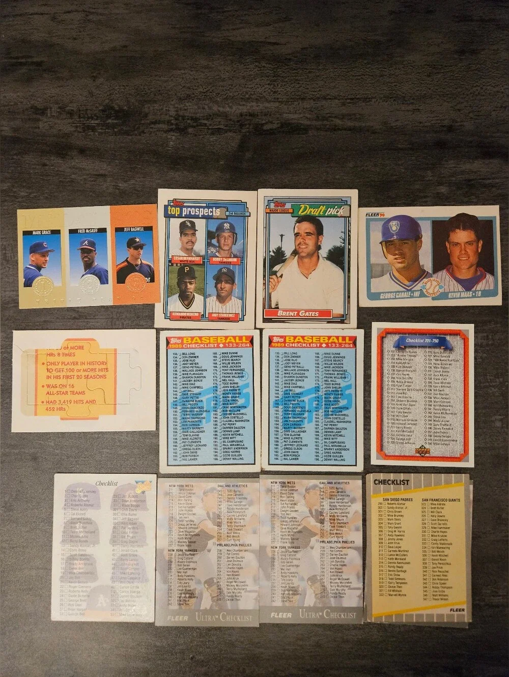 Vintage Baseball Card, Photo & Poster Bundle